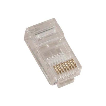 Bestlink Netware RJ45 (8P8C) Plug for Stranded Flat Wire, 100pk 170307